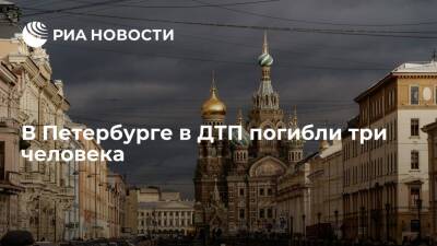В Петербурге погибли три человека при столкновении двух автомобилей - ria.ru - Россия - Ленинградская обл. - Санкт-Петербург - район Курортный, Санкт-Петербург