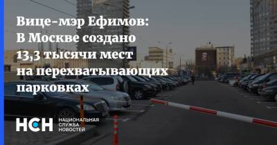 Владимир Ефимов - Вице-мэр Ефимов: В Москве создано 13,3 тысячи мест на перехватывающих парковках - nsn.fm - Москва