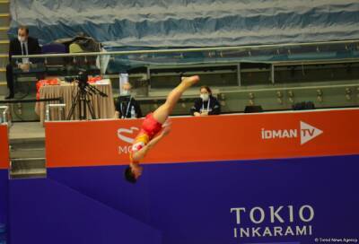 В Баку стартовал второй день ЧМ по прыжкам на батуте и тамблингу (ФОТО) - trend.az - Азербайджан
