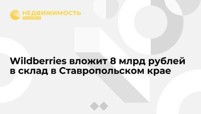 Wildberries вложит 8 млрд рублей в склад в Ставропольском крае - realty.ria.ru - Москва - Россия - Ставрополье - Невинномысск - Wildberries