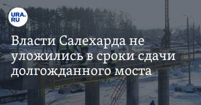 Алексей Титовский - Власти Салехарда не уложились в сроки сдачи долгожданного моста. Инсайд - ura.news - Тюмень - Салехард - окр. Янао