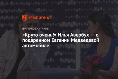 Евгения Медведева - Илья Авербух - «Круто очень!» Илья Авербух — о подаренном Евгении Медведевой автомобиле - championat.com