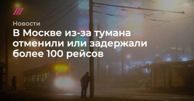 В Москве из-за тумана отменили или задержали более 100 рейсов - tvrain.ru - Москва - Московская обл.