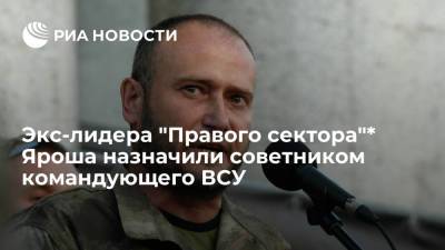 Дмитрий Ярош - Валерий Залужный - Экс-лидера "Правого сектора"* Яроша назначили советником главнокомандующего ВСУ Залужного - ria.ru - Россия - Украина - Киев
