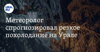 Александр Шувалов - Метеоролог спрогнозировал резкое похолодание на Урале. «Вас ждет самая холодная ночь» - ura.news - Екатеринбург - Тюмень - Челябинск - Экология