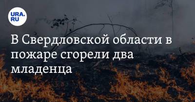 Валерий Горелых - В Свердловской области в пожаре сгорели два младенца. Видео - ura.news - Россия - Свердловская обл.