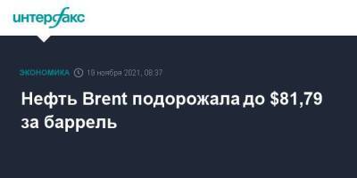 Нефть Brent подорожала до $81,79 за баррель - smartmoney.one - Москва - Китай - США - Лондон