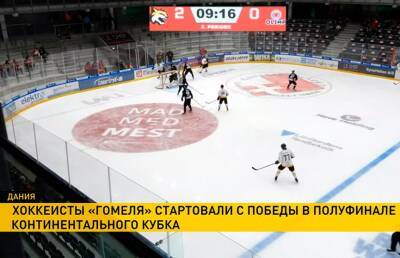 Хоккеисты «Гомеля» стартовали с победы в полуфинале Континентального Кубка - ont.by - Белоруссия - Польша - Дания - Минск - Гомель
