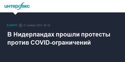 Ханс Клюге - В Нидерландах прошли протесты против COVID-ограничений - interfax.ru - Москва - Австрия - Италия - Хорватия - Голландия - Гаага