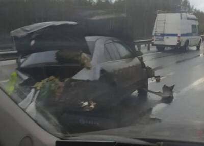 В Ленобласти нашли мужчин, у которых из авто выпало тело с перерезанным горлом - province.ru - Ленинградская обл. - Санкт-Петербург - Армения - район Калининский