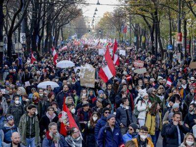 Александр Шалленберг - В Австрии более 30 тысяч человек протестовали протест против локдауна и вакцинации - kasparov.ru - Австрия - Reuters