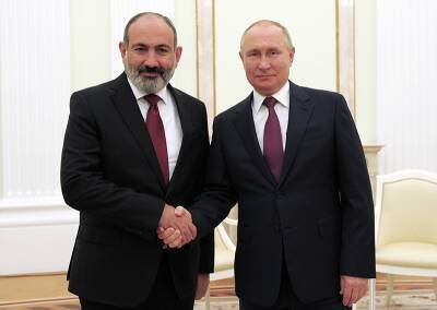 Владимир Путин - Никол Пашинян - Пашинян поблагодарил Путина за посреднические усилия в Нагорном Карабахе - tvc.ru - Москва - Россия - Армения