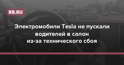 Илон Маск - Илона Маску - Электромобили Tesla не пускали водителей в салон из-за технического сбоя - rb.ru