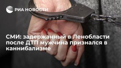 "Пятый канал": задержанный в Ленобласти после ДТП с выпавшим телом сознался в каннибализме - ria.ru - Москва - Украина - Ленинградская обл. - Санкт-Петербург - район Калининский