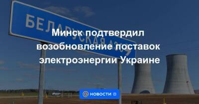 Сергей Пикин - Минск подтвердил возобновление поставок электроэнергии Украине - smartmoney.one - Россия - Украина - Белоруссия - Минск