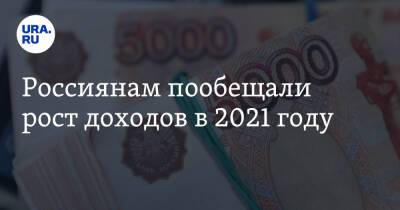 Дмитрий Куликов - Денис Попов - Россиянам пообещали рост доходов в 2021 году - ura.news