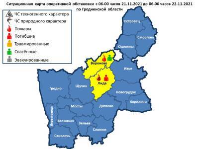 За сутки на Гродненщине произошло 5 пожаров - grodnonews.by - Белоруссия - район Вороновский - район Лидский