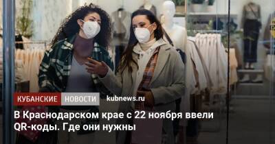 Вениамин Кондратьев - В Краснодарском крае с 22 ноября ввели QR-коды. Где они нужны - kubnews.ru - Краснодарский край