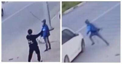 Школьники решили пощекотать себе нервы, перебегая дорогу в неположенном месте - skuke.net - респ. Дагестан - Интересно