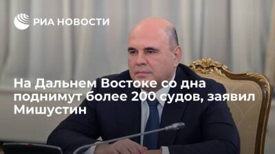 Михаил Мишустин - Викторий Абрамченко - Мишустин заявил, что на Дальнем Востоке со дна поднимут более 200 затонувших судов - smartmoney.one - Россия - окр. Дальневосточный