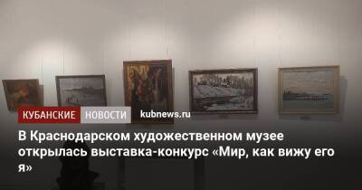 В Краснодарском художественном музее открылась выставка-конкурс «Мир, как вижу его я» - kubnews.ru - Краснодар