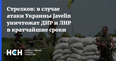 Игорь Стрелков - Кирилл Буданов - Стрелков: в случае атаки Украины Javelin уничтожат ДНР и ЛНР в кратчайшие сроки - nsn.fm - Россия - Украина - ДНР - ЛНР - Донбасс