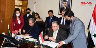 Сирия и Пакистан подписали важное соглашение - eadaily.com - Сирия - Пакистан - Исламабад