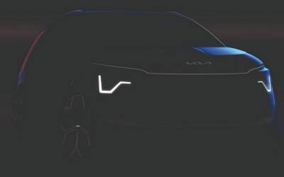 Первый взгляд: новый кроссовер Kia с огромной панелью приборов - zr.ru