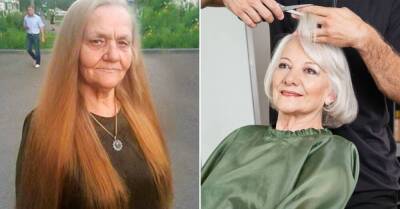 Бабушка в 67 лет укоротила волосы и сделала омбре, оделась по последнему писку моды, берем с нее пример - skuke.net