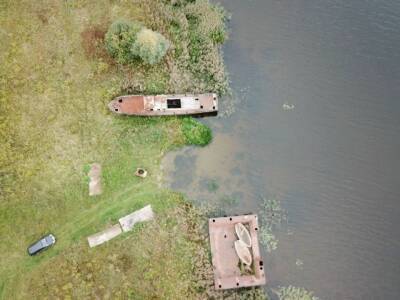 Старое судно перекрыло доступ к реке Санохте в Чкаловском районе - vgoroden.ru - Россия - Нижегородская обл. - республика Мордовия - Экология