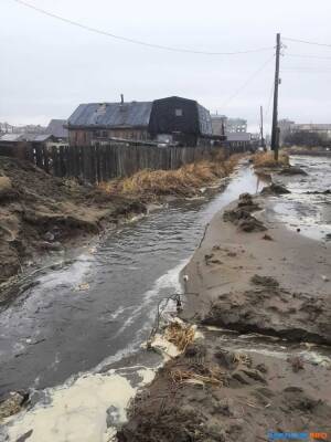 В Поронайске частный сектор оказался во власти моря - sakhalin.info - Поронайск