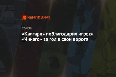 «Калгари» поблагодарил игрока «Чикаго» за гол в свои ворота - championat.com