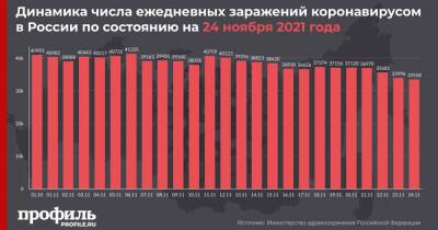 В России выявили минимум новых заражений COVID-19 с середины октября - profile.ru - Москва - Россия - Санкт-Петербург - Московская обл. - респ. Алтай - респ. Калмыкия - Самарская обл.