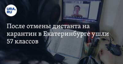 После отмены дистанта на карантин в Екатеринбурге ушли 57 классов - ura.news - Екатеринбург - Свердловская обл.