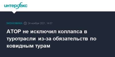 Майя Ломидзе - АТОР не исключил коллапса в туротрасли из-за обязательств по ковидным турам - interfax.ru - Москва - Россия