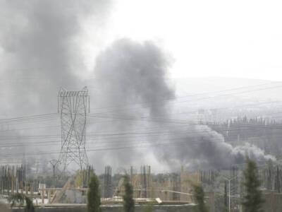 Израильский удар по объектам "Хизбаллы" в Хомсе:мирные граждане погибли от осколков ПРО - newsland.com - Сирия - Израиль - Сана - Лондон - Ливан - Хомс - Авиаудары