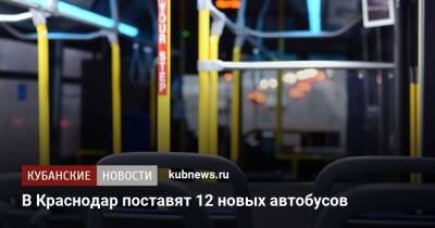 В Краснодар поставят 12 новых автобусов - kubnews.ru - Краснодар