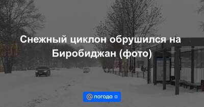 Снежный циклон обрушился на Биробиджан (фото) - news.mail.ru - Еврейская обл. - Биробиджан