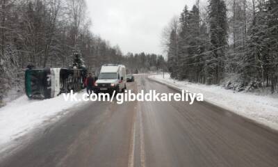 ГИБДД не нашла нарушений у водителя туристического автобуса, перевернувшегося на трассе в Карелии - gubdaily.ru - Россия - Санкт-Петербург - Севастополь - республика Карелия