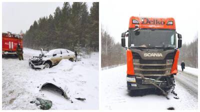 В ДТП с участием грузовика SCANIA под Новосибирском погибли два человека - runews24.ru - Новосибирск - Новосибирская обл. - район Тогучинский