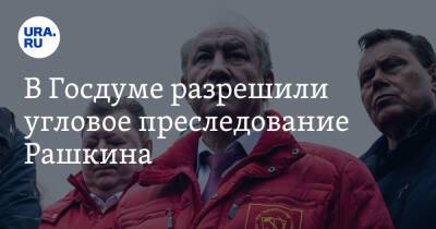 Валерий Рашкин - Игорь Краснов - В Госдуме разрешили угловое преследование Рашкина - ura.news - Россия