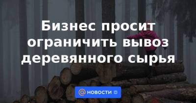 Бизнес просит ограничить вывоз деревянного сырья - news.mail.ru