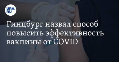Иван Коновалов - Александр Гинцбург - Денис Логунов - Гинцбург назвал способ повысить эффективность вакцины от COVID - ura.news