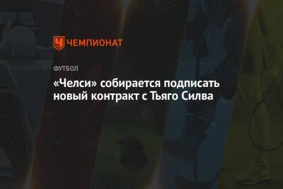 Тьяго Силва - «Челси» собирается подписать новый контракт с Тьяго Силва - championat.com - Лондон - Бразилия