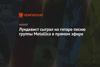 Хенрик Лундквист - Лундквист сыграл на гитаре песню группы Metallica в прямом эфире - championat.com - Вашингтон - Швеция - Нью-Йорк - Нью-Йорк