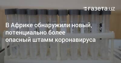 В Африке обнаружили новый, потенциально более опасный штамм коронавируса - gazeta.uz - Узбекистан - Гонконг - Юар - Ботсвана