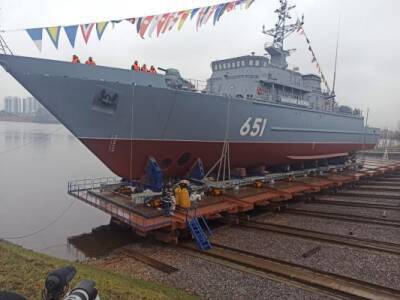 В Петербурге спущен на воду минный тральщик «Анатолий Шлемов», построенный для ТОФ - eadaily.com - Россия - Санкт-Петербург