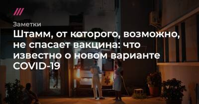 Штамм, от которого, возможно, не спасает вакцина: что известно о новом варианте СOVID-19 - tvrain.ru - Лондон - Юар - Ботсвана