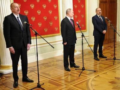 Владимир Путин - Никол Пашинян - Ильхам Алиев - «Народ, проснись!»: на фоне протестов в Ереване Путин в Сочи анонсировал демаркацию границы между Арменией и Азербайджаном - rosbalt.ru - Россия - Сочи - Армения - Азербайджан