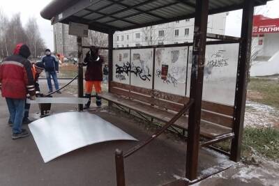 В Промышленном районе Смоленска следят за состоянием остановок - mk-smolensk.ru - Смоленск - район Промышленный, Смоленск